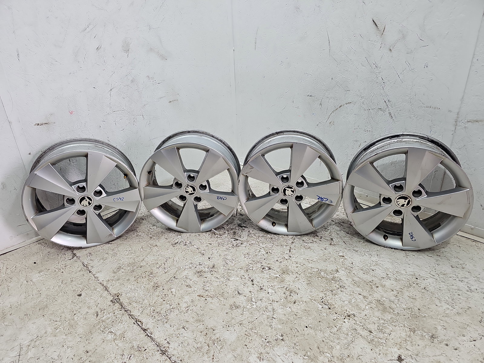 Set jante aliaj Skoda Octavia 3 (5E3) [Fabr 2012-2020] Berlina 5E0601025C