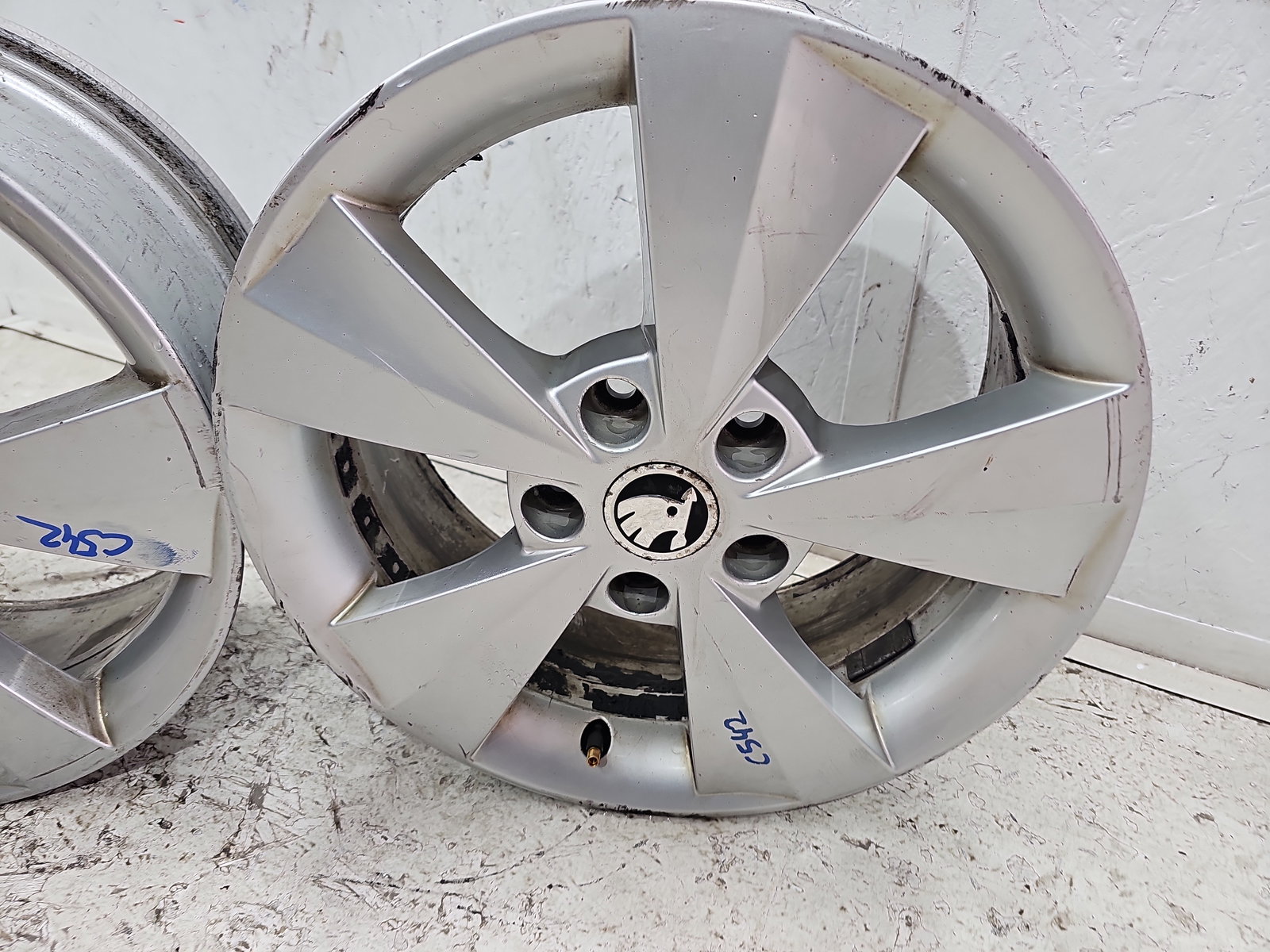 Set jante aliaj Skoda Octavia 3 (5E3) [Fabr 2012-2020] Berlina 5E0601025C - imagine 3