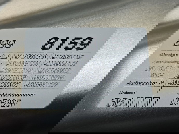 Macara electrica geam stanga fata Mercedes Clasa E (W212) Facelift [Fabr 2009-2016] A2127600300