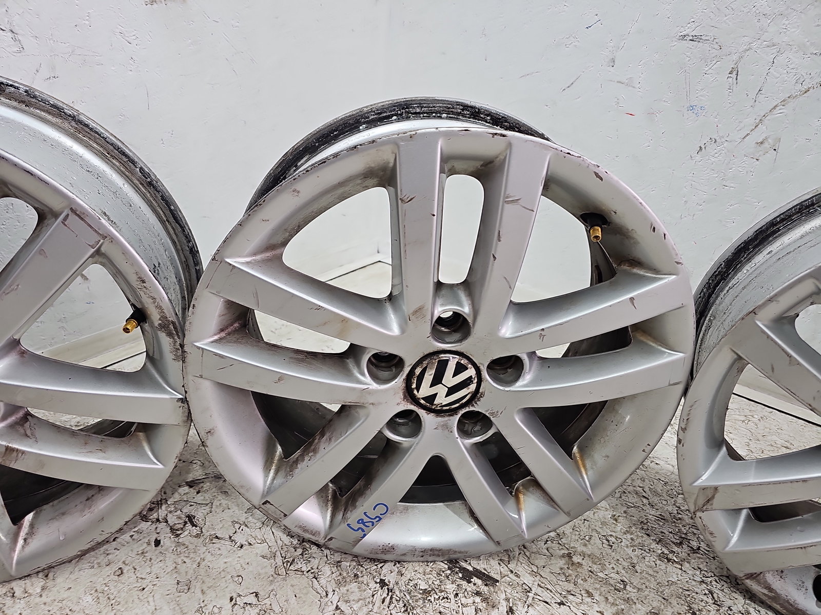 Set jante aliaj Volkswagen Touran (1T3) [Fabr 2010-2015] 5K0601025E - imagine 5