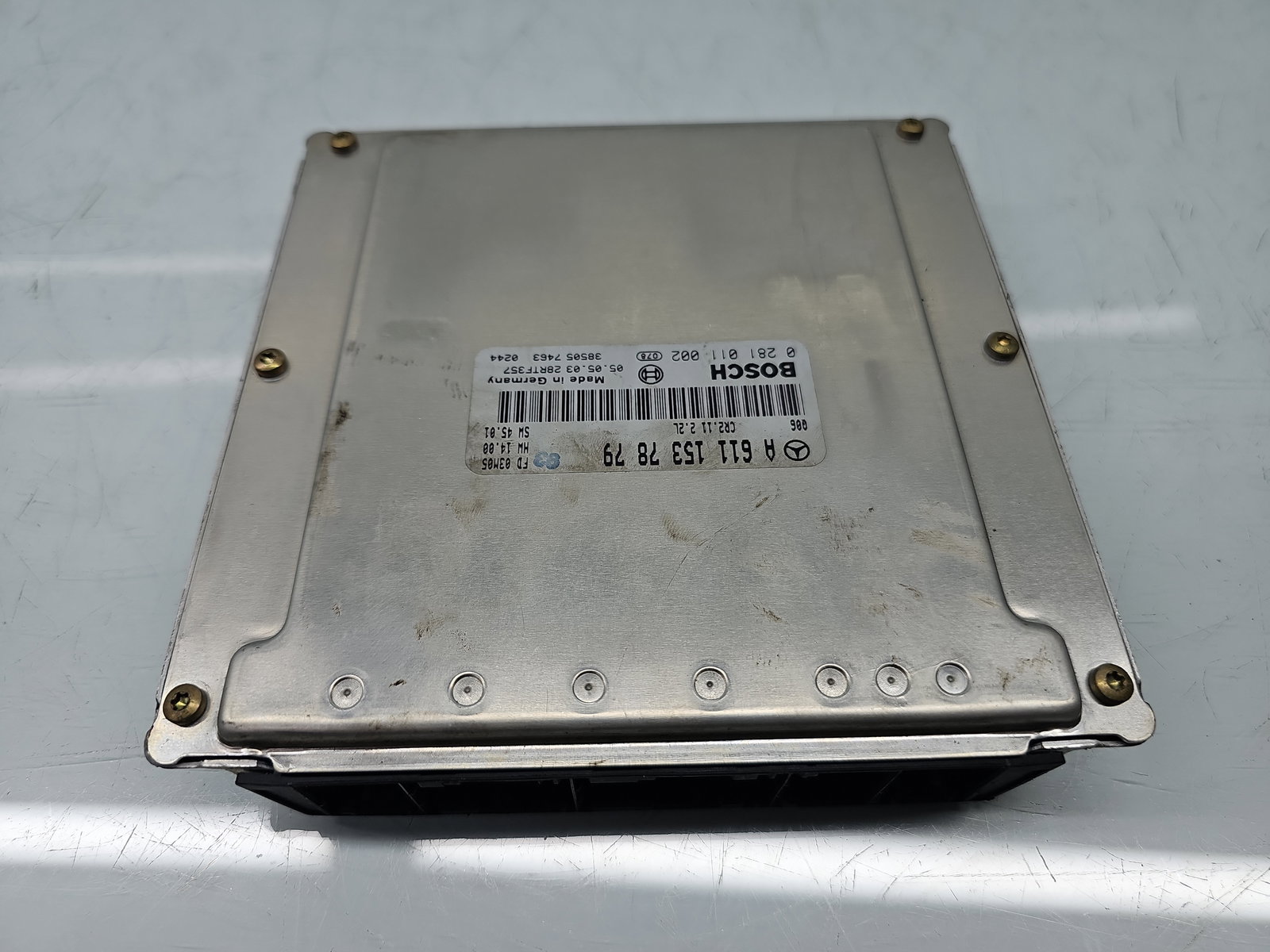 Calculator motor ECU Mercedes Clasa C (W203) [Fabr 2000-2007] A6111537879 2.2 CDI 611962 85KW / 115CP