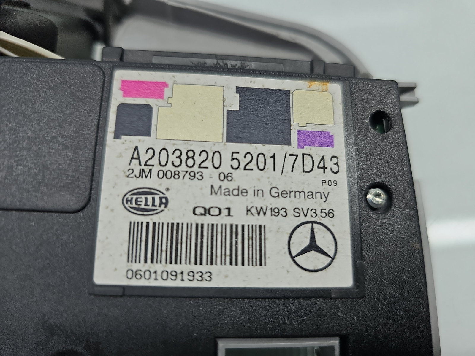 Plafoniera fata Mercedes Clasa C (W203) [Fabr 2000-2007] A2038205201 - imagine 5
