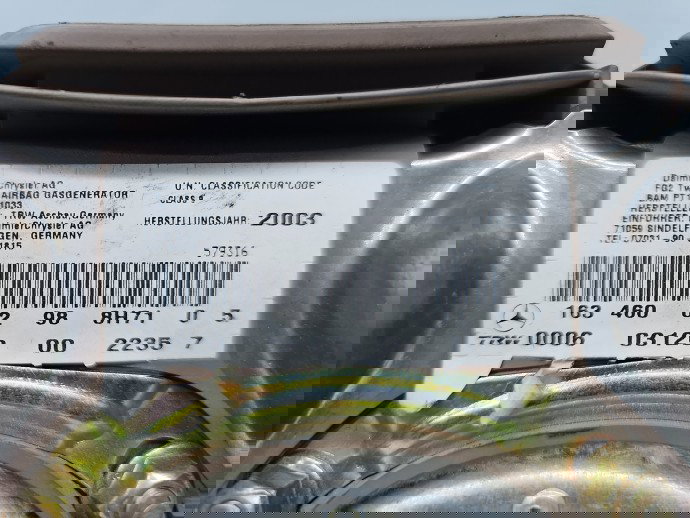 Airbag volan Mercedes Clasa ML (W163) [Fabr 1998-2005] A1634600298