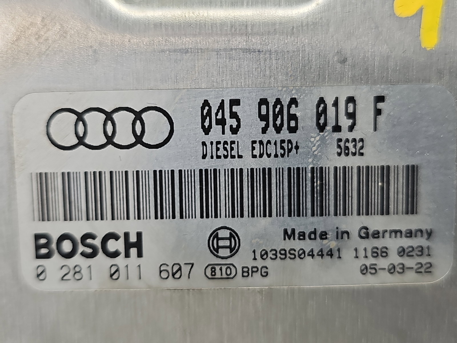 Calculator motor ECU AUDI A2 (8Z0) [Fabr 2000-2005] 045906019F 1.4 TDI ATL 66KW / 90CP - imagine 6