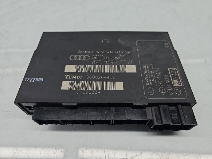 Modul confort AUDI A2 (8Z0) [Fabr 2000-2005] 8Z0959433AC