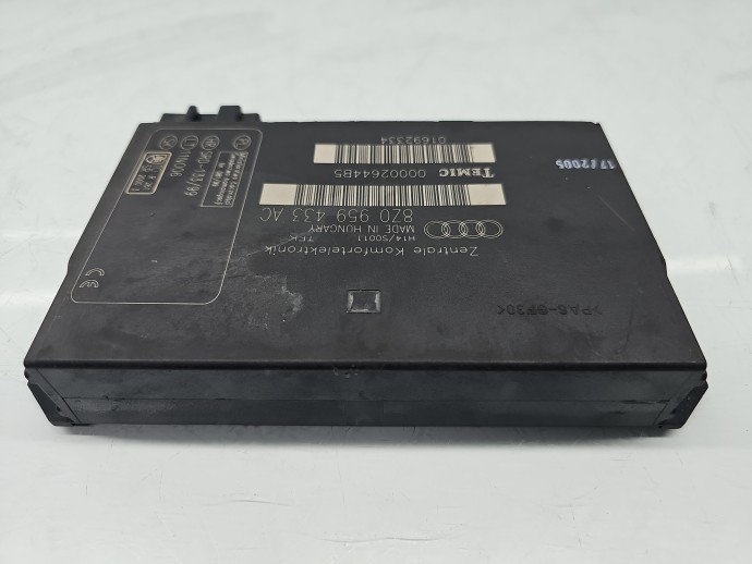 Modul confort AUDI A2 (8Z0) [Fabr 2000-2005] 8Z0959433AC