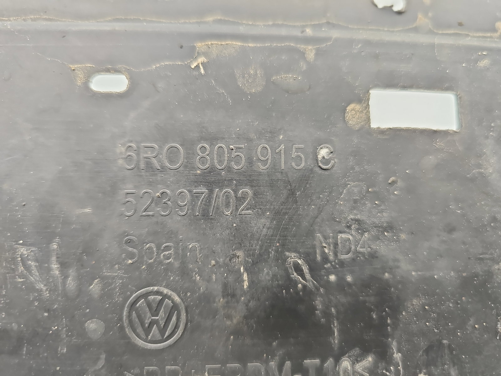 Scut sub bara Volkswagen Polo (6R) [Fabr 2009-2016] 6R0805915C - imagine 5
