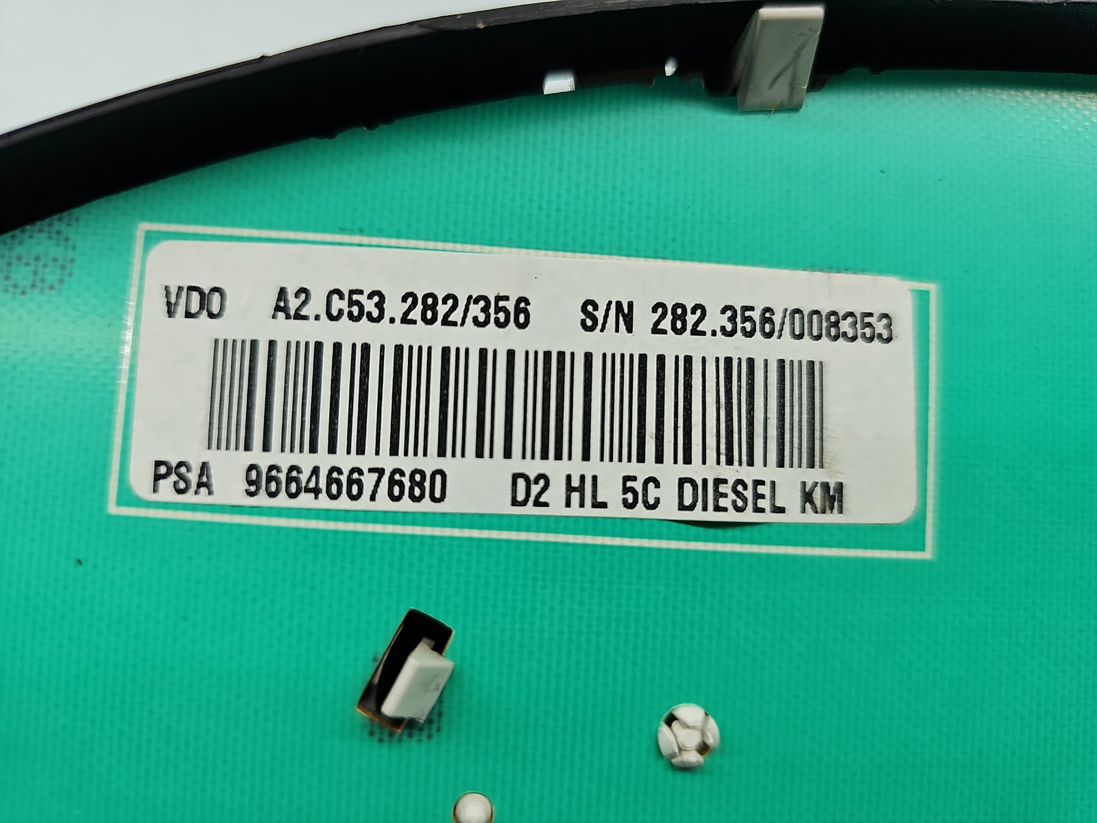 Ceas bord PEUGEOT 407 [Fabr 2004-2010] 9664667680 - imagine 5