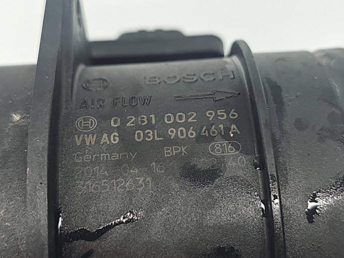 Debitmetru aer AUDI Q5 (8RB) [ Fabr 2008-2016] 03L906461A 2.0 TDI CGLC 130KW / 177CP