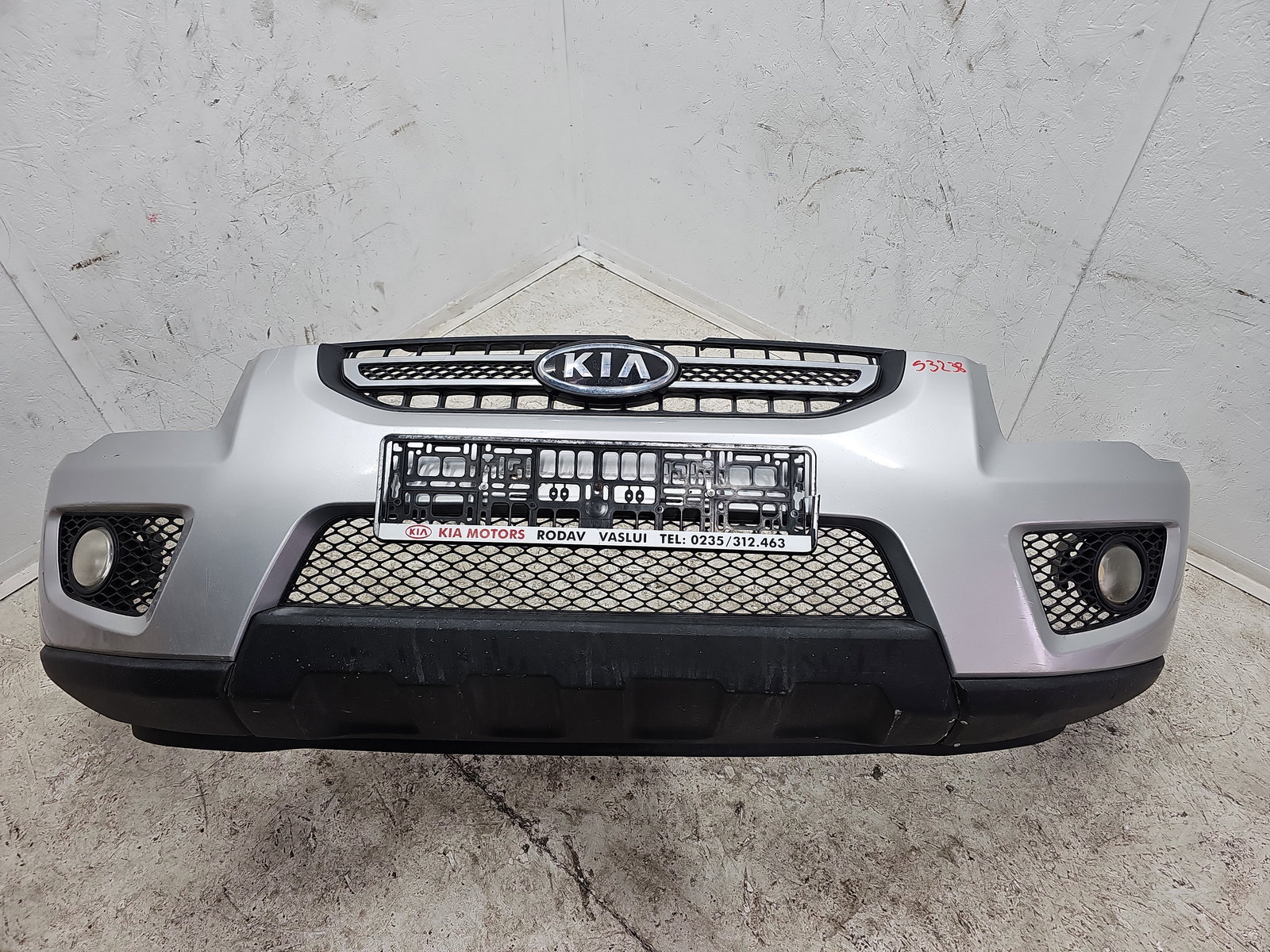Bara fata KIA Sportage II [Fabr 2004-2010] SUV Machine Silver