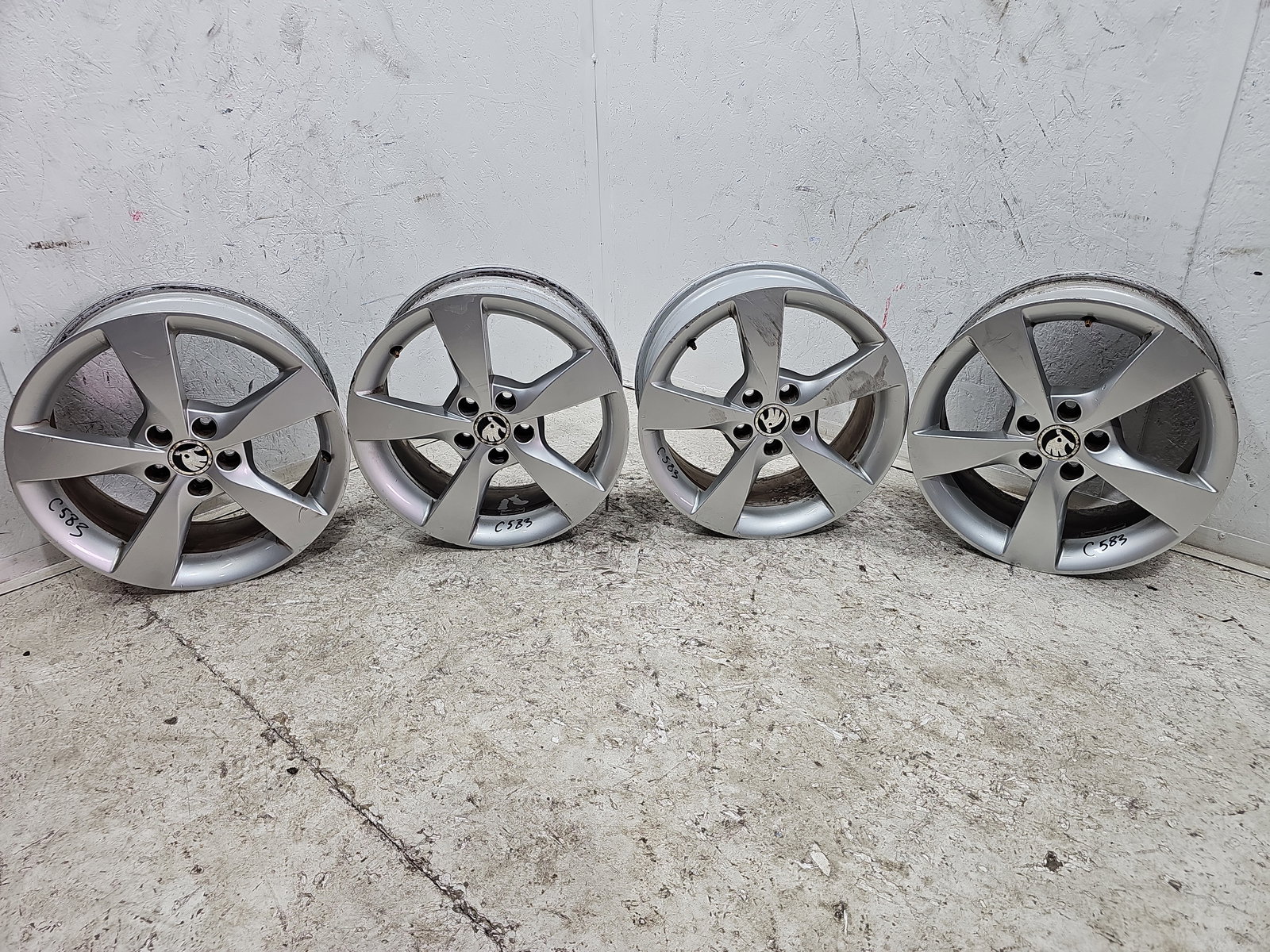 Set jante aliaj Skoda Rapid (NH3) [Fabr 2012-2019] Fastback 5JA601025A