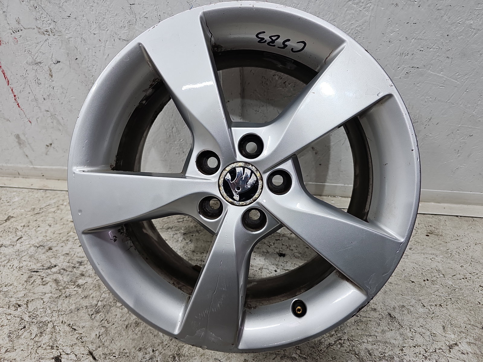 Set jante aliaj Skoda Rapid (NH3) [Fabr 2012-2019] Fastback 5JA601025A - imagine 11