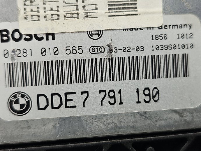 Calculator motor ECU Bmw 3 (E46) [Fabr 1998-2005] 7791190 2.0 M47D 110 KW / 150 CP