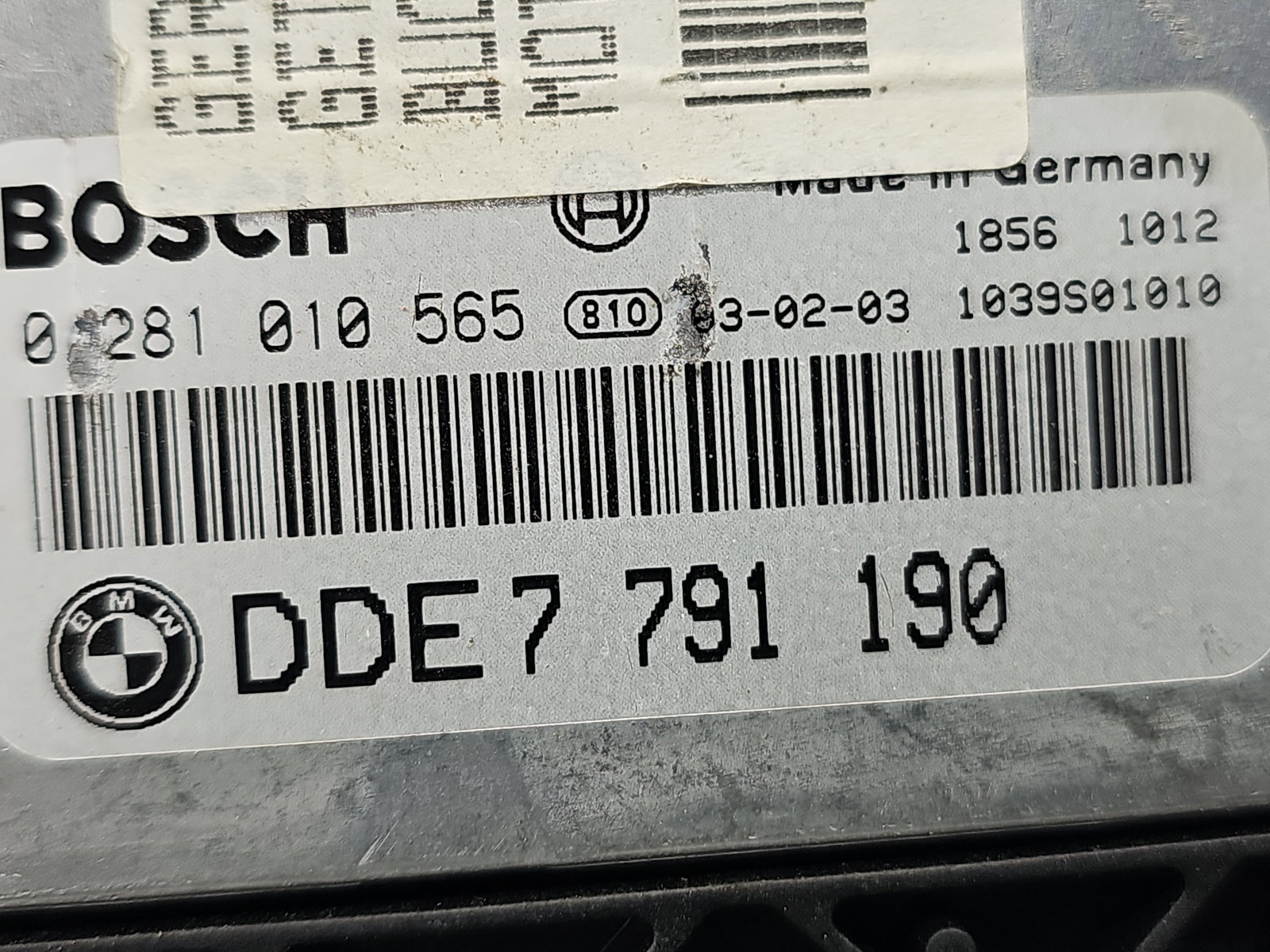 Calculator motor ECU Bmw 3 (E46) [Fabr 1998-2005] 7791190 2.0 M47D 110 KW / 150 CP - imagine 6