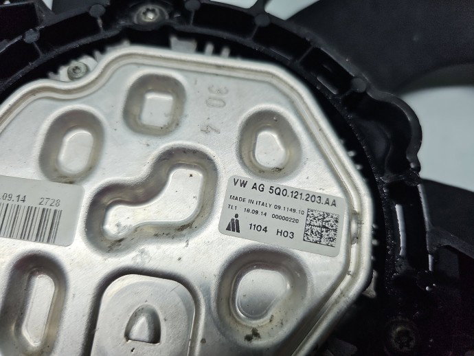 Electroventilator Skoda Octavia 3 (5E3) [Fabr 2012-2020] 5Q0121203AA 1.4 TFSI CZEA 110KW / 150CP