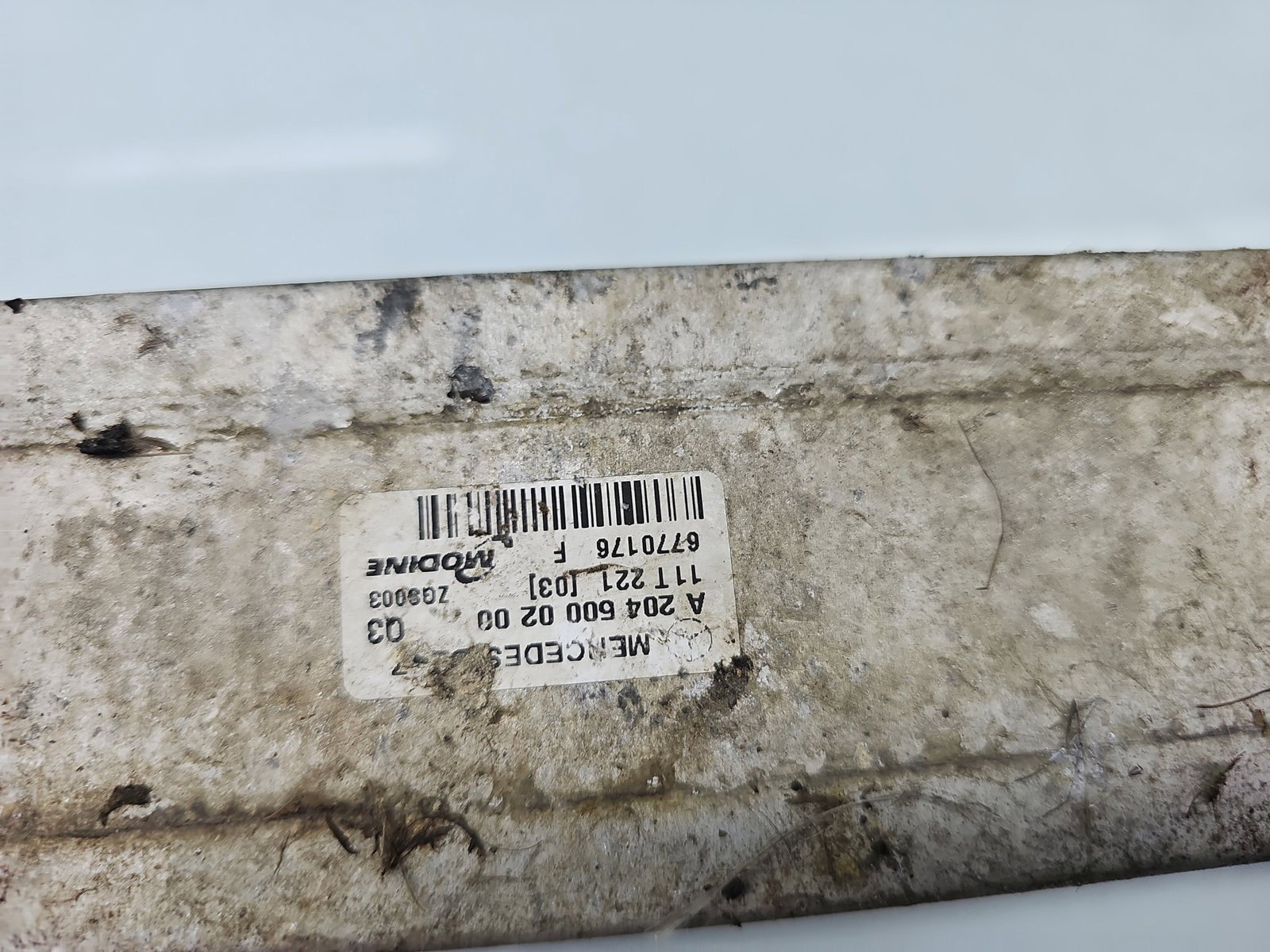 Radiator intercooler Mercedes Clasa C (W204) [Fabr 2007-2014] A2045000200 3.0 CDI 642852 195KW / 265CP - imagine 2