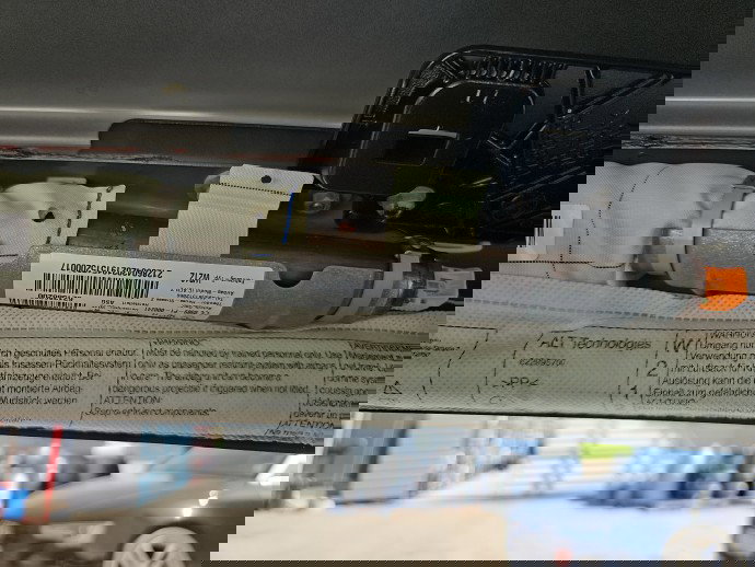 Airbag cortina dreapta Mercedes Clasa E (W212) Facelift [Fabr 2009-2016] A2128604202