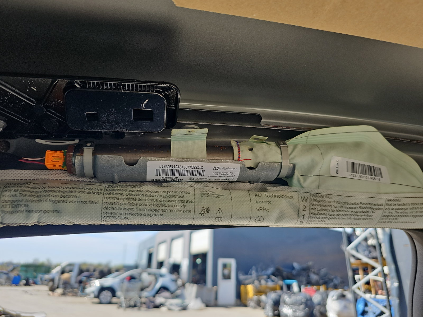 Airbag cortina stanga Mercedes Clasa E (W212) Facelift [Fabr 2009-2016] A2128604102 - imagine 4