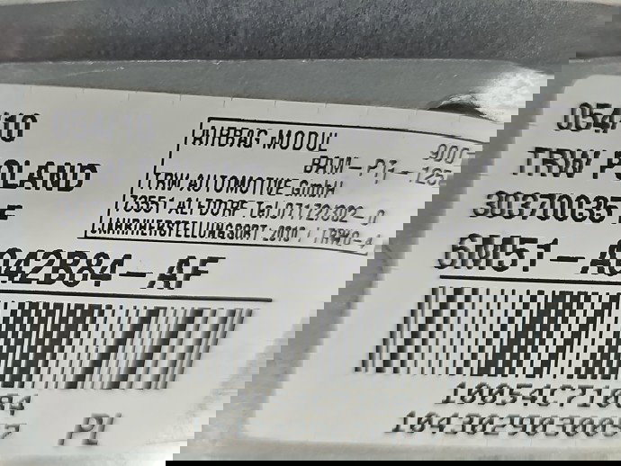 Airbag pasager Ford Focus 2 Combi (DA) [Fabr 2004-2012] 6M51-A042B84-AF