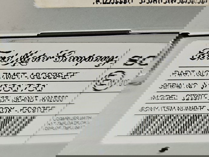 Radio CD Ford Focus 2 Combi (DA) [Fabr 2004-2012] 7M5T-18C939-EF