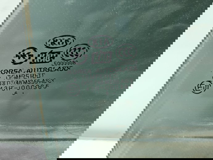 Geam usa dreapta spate KIA Sorento 1 [Fabr 2002-2009] OEM