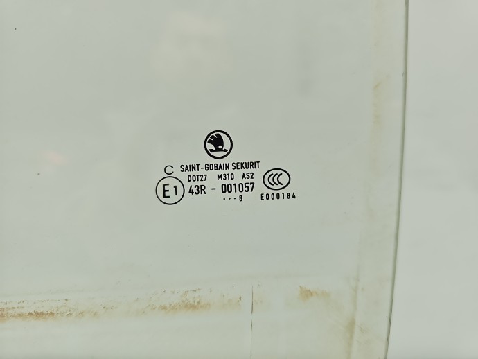 Geam usa stanga spate Skoda Fabia 2 (5J, 542) [Fabr 2007-2014] OEM