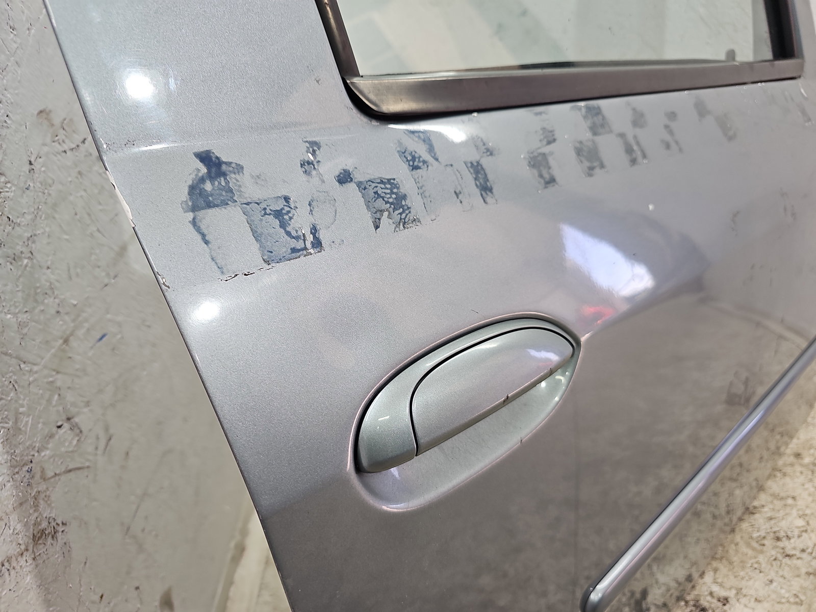 Usa dreapta spate Dacia Logan (LS) [Fabr 2004-2012] ALBASTRU - imagine 5