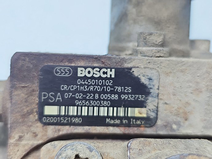 Pompa inalta presiune PEUGEOT 307 [Fabr 2000-2008] 9656300380, 0445010102