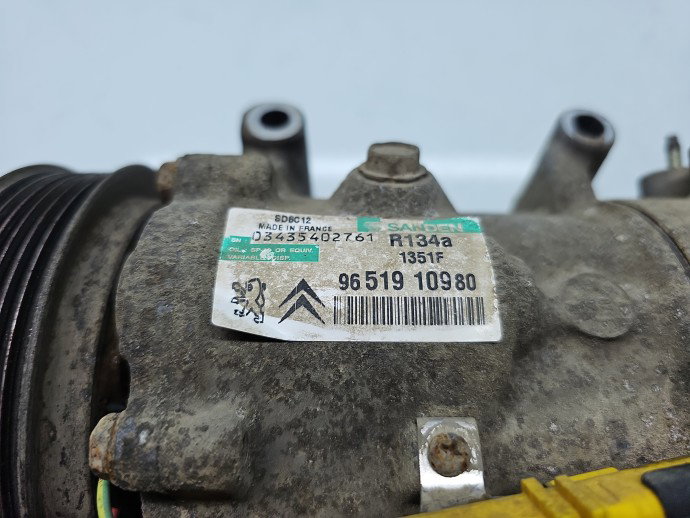 Compresor clima PEUGEOT 307 [Fabr 2000-2008] 9651910980
