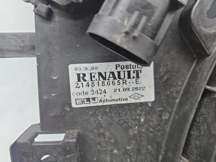 Electroventilator Dacia Dokker [Fabr 2012-prezent] 214818665R 1.0 TCe H4DF480 85KW / 115CP
