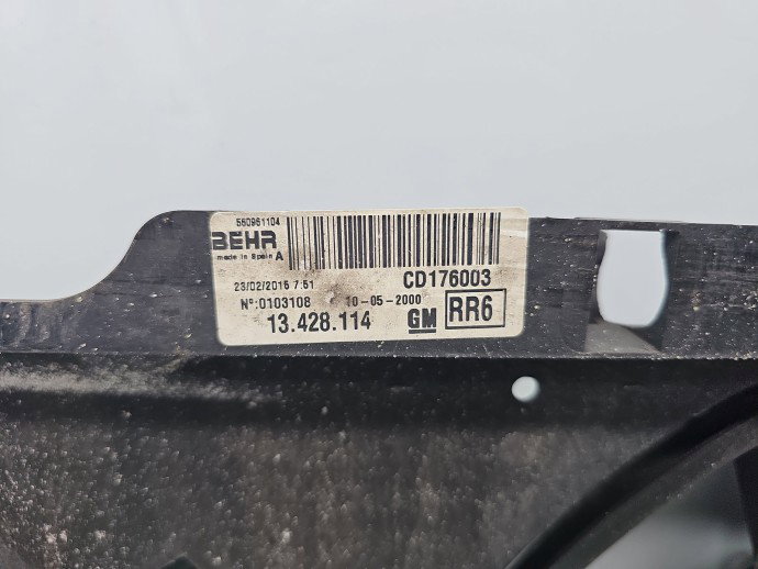 Electroventilator Opel Opel Adam (M13) [Fabr 2012-2019] 13428114 1.4 Benz B14XEL 66KW / 90CP