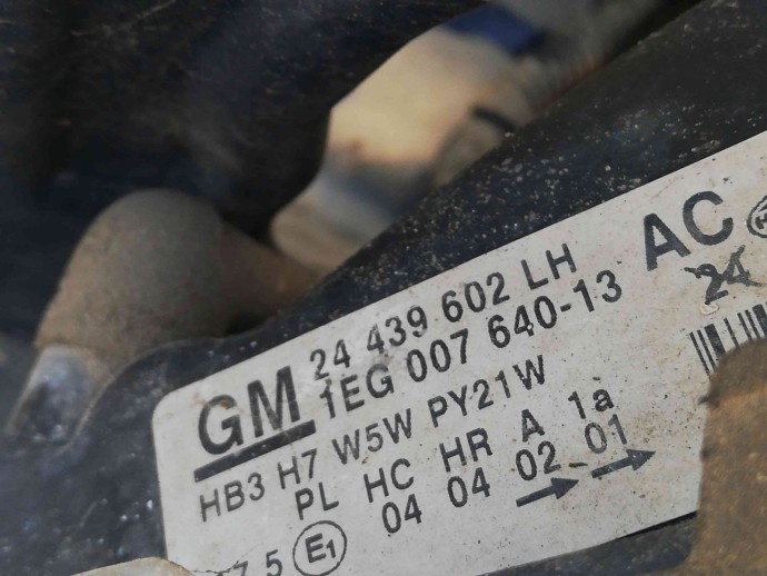 Far stanga OEM Opel Astra G [Fabr 1998-2004] 1.8