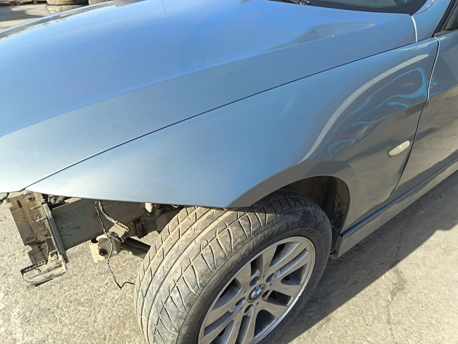 Aripa stanga fata Bmw 3 (E90) [Fabr 2005-2011] A34 Arktis - imagine 2