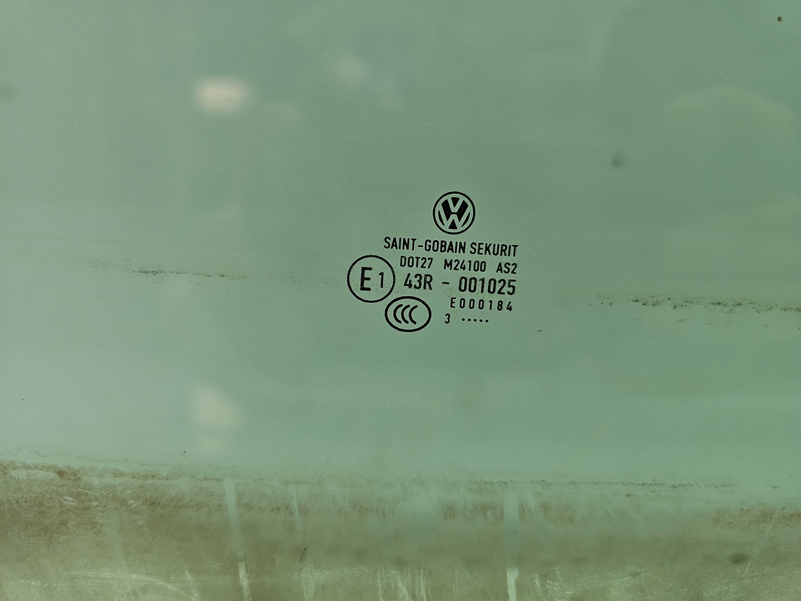 Geam usa dreapta fata Volkswagen Transporter 5 (7HB, 7HJ) [Fabr 2004-2013] OEM - imagine 2