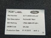 Polita portbagaj Ford B-Max [Fabr 2012-prezent] AV11-46668-AH3JA6