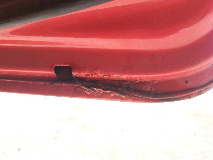 Usa dreapta spate Chevrolet Aveo (T250, T255) [Fabr 2003-2011] Berlina  ROSU