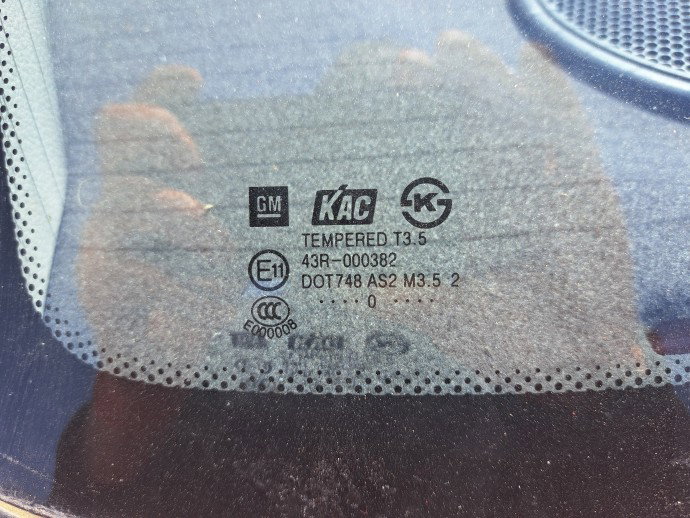 Luneta Chevrolet Aveo (T250, T255) [Fabr 2003-2011] Berlina  OEM