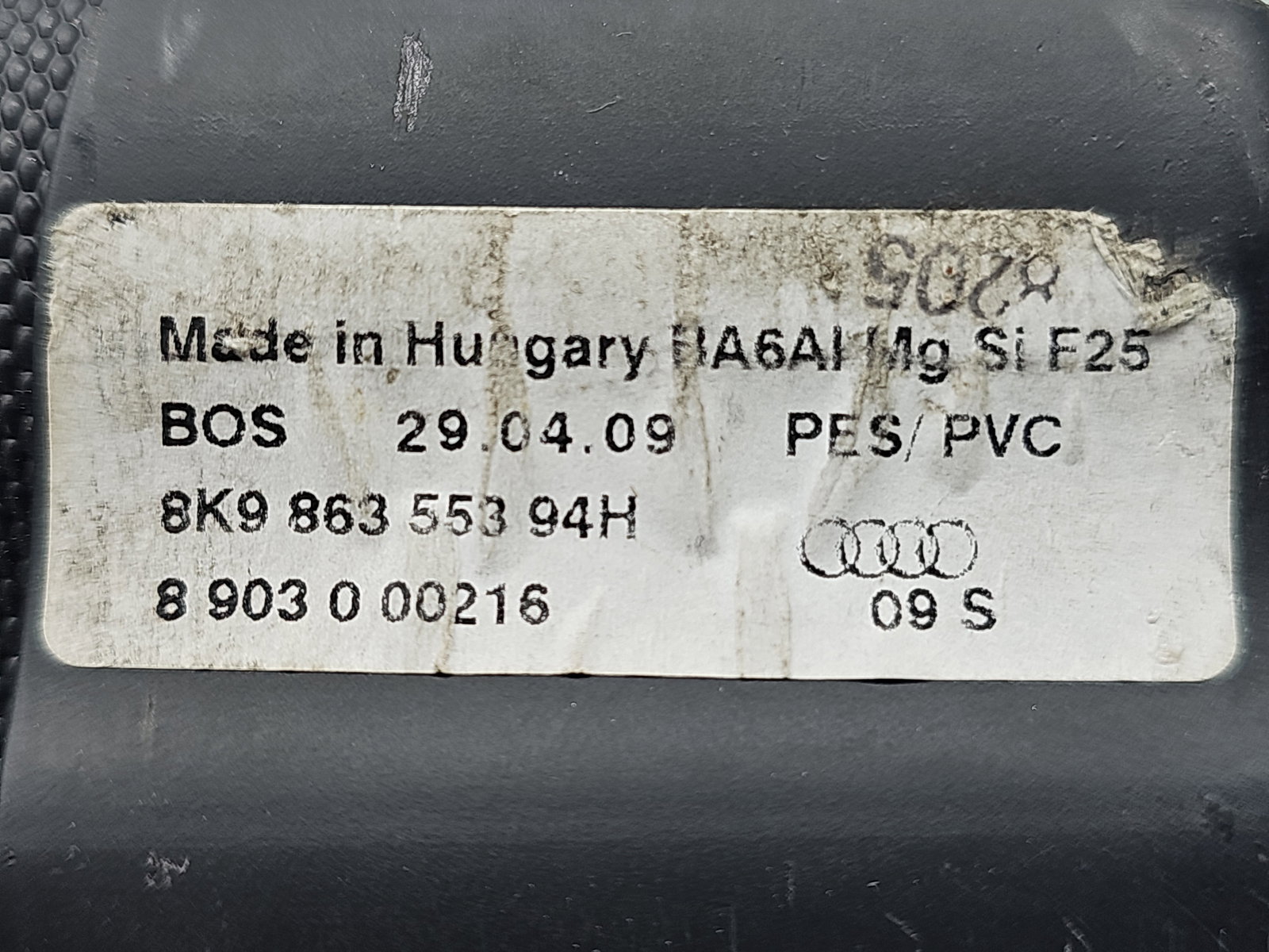 Rulou portbagaj AUDI A4 (8K5, B8) Avant [Fabr 2008-2015] 8K9863553 - imagine 6