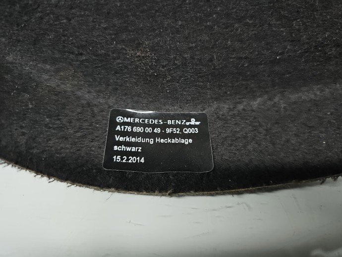 Polita portbagaj Mercedes Clasa A (W176) [Fabr 2012-2018] A1766900049