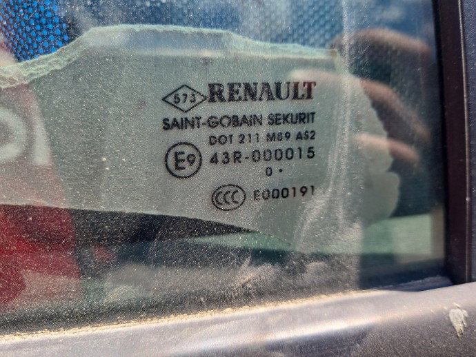 Geam usa dreapta spate Renault Captur (J87) [Fabr 2013-2017] Break OEM