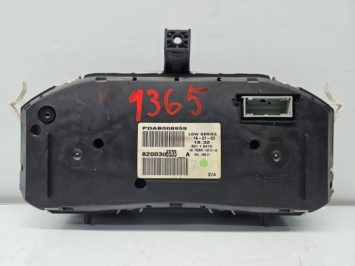 Ceas bord Renault Captur (J87) [Fabr 2013-2017] 8200306535