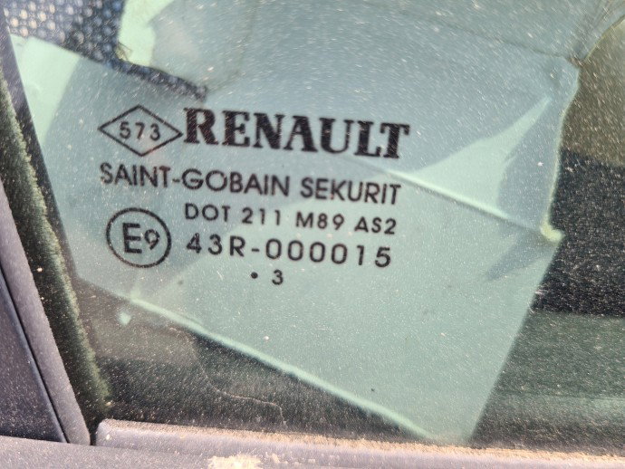 Geam usa dreapta spate Renault Captur (J87) [Fabr 2013-2017] Break OEM