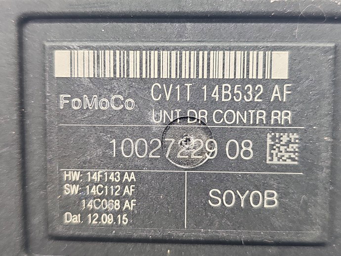 Modul confort Ford B-Max [Fabr 2012-prezent] CV1T-14B532-AF