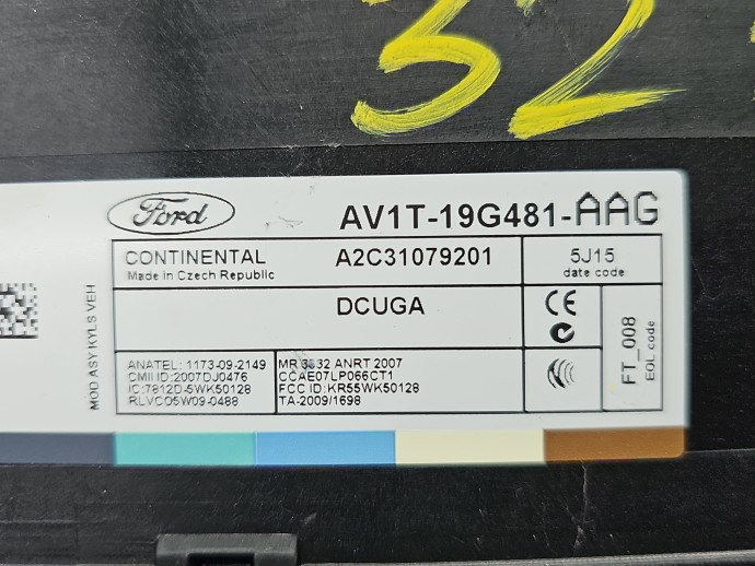 Modul confort Ford B-Max [Fabr 2012-prezent] AV1T-19G481-AAG