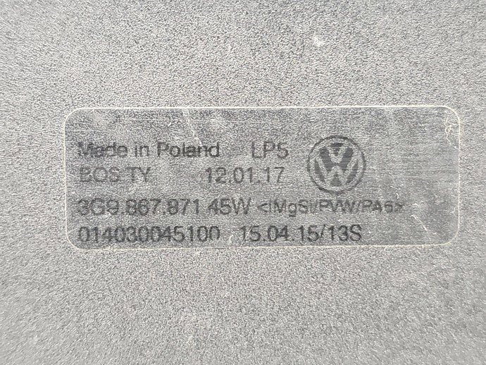 Rulou portbagaj Volkswagen Passat B8 Variant (3G5) [Fabr 2015-prezent] 3G9867871