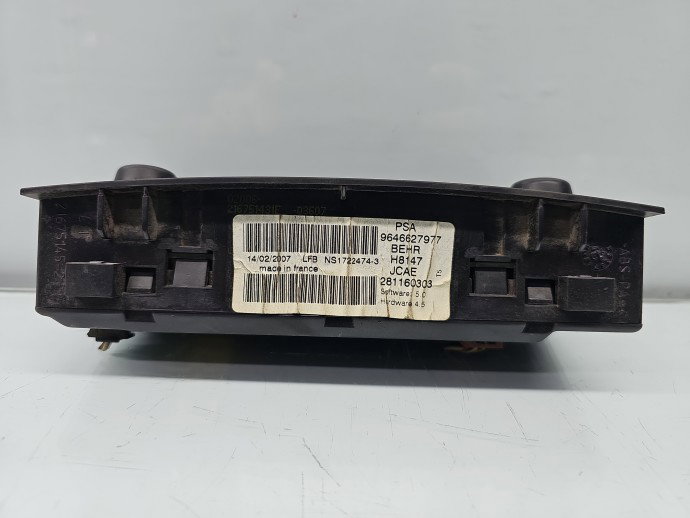 Panou comanda clima PEUGEOT 307 [Fabr 2000-2008] 9646627977