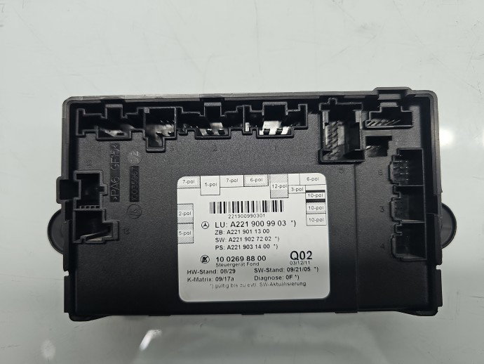 Modul confort Mercedes Clasa S (W221) [Fabr 2005-2013] A2219009903