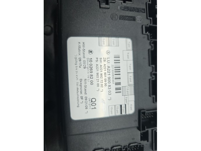 Modul confort Mercedes Clasa S (W221) [Fabr 2005-2013] A2219008303
