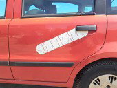 Usa stanga spate Fiat Panda (169) [Fabr 2003-2012] 5B2 ALFA WHITE
