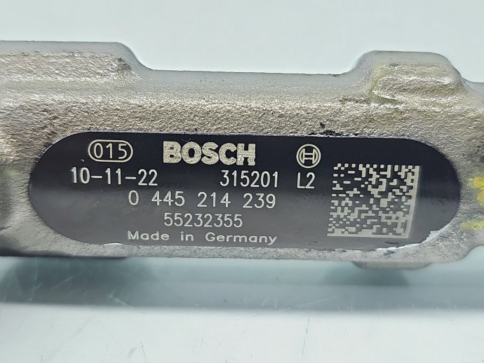 Rampa injectoare Fiat Punto (199) [Fabr 2010-2018] 55232355, 0445214239 1.3 199A9000 55KW / 75CP